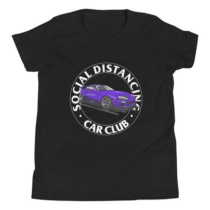 JZA80 JDM 2JZ Social Distancing Car Club Youth Short Sleeve T-Shirt