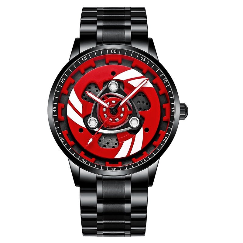 Gyro - Orologio con Cerchio in Lega Ducati, Accessori per Appassionati di Auto