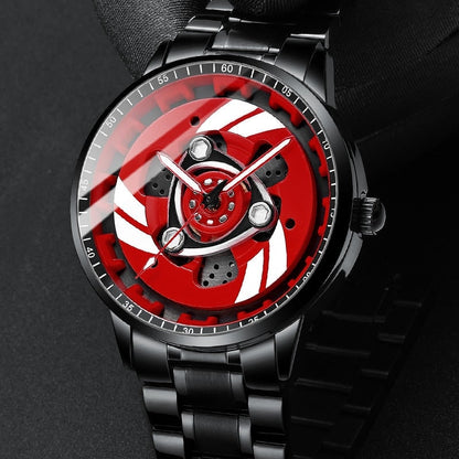 Gyro - Orologio con Cerchio in Lega Ducati, Accessori per Appassionati di Auto