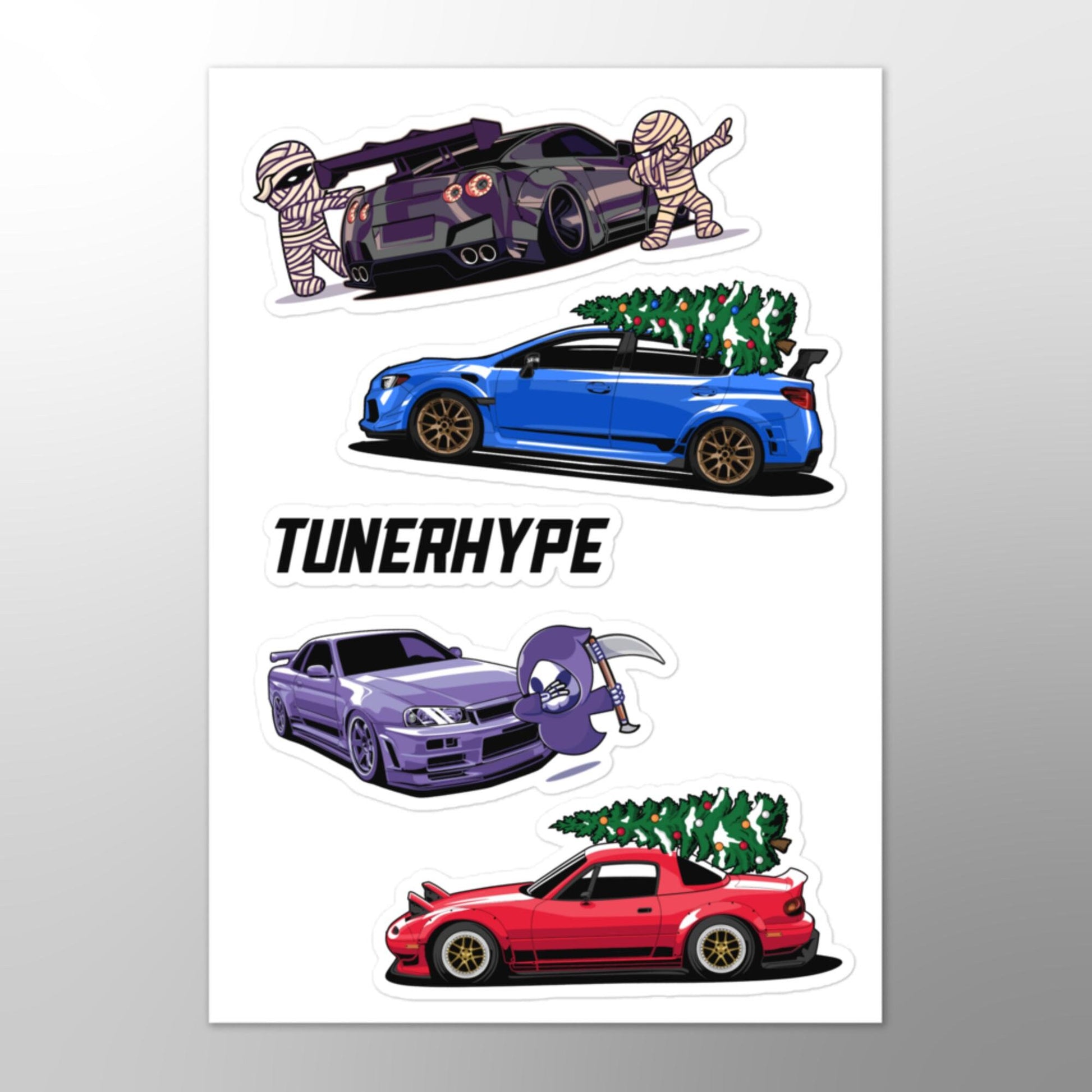 JDM Halloween & Christmas - Sticker Set