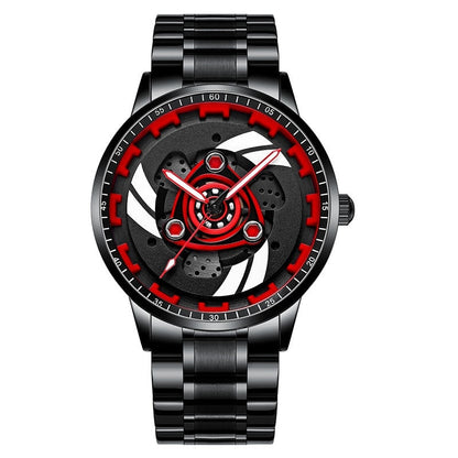 Gyro - Orologio con Cerchio in Lega Ducati, Accessori per Appassionati di Auto