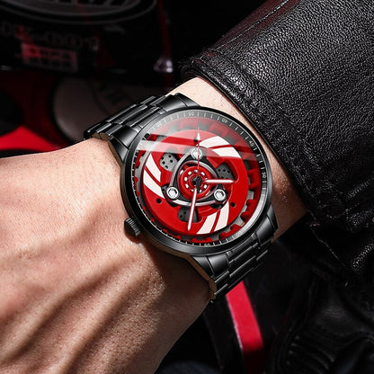 Gyro - Orologio con Cerchio in Lega Ducati, Accessori per Appassionati di Auto