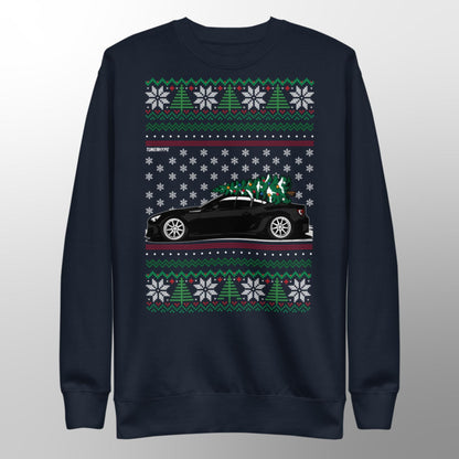 Maglione di Natale Brutto - Subaru BRZ / Toyota 86-FRS in Nero