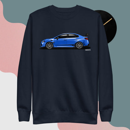 Maglia Subaru WRX STI in Blu Rally - Extra Comoda Premium Blend