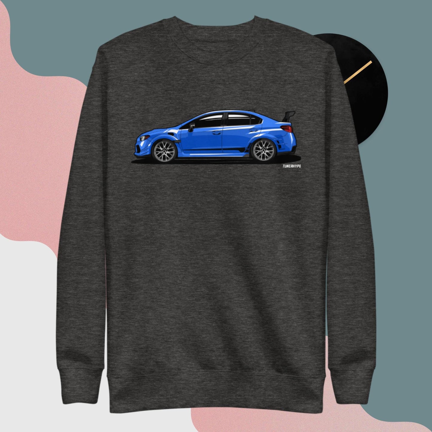 Maglia Subaru WRX STI in Blu Rally - Extra Comoda Premium Blend