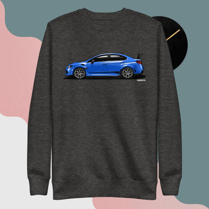 Maglia Subaru WRX STI in Blu Rally - Extra Comoda Premium Blend