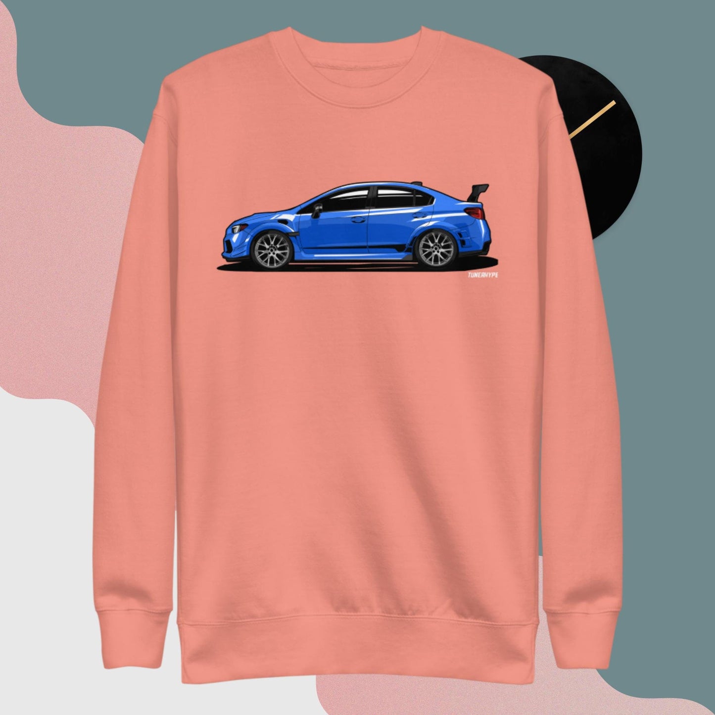 Maglia Subaru WRX STI in Blu Rally - Extra Comoda Premium Blend