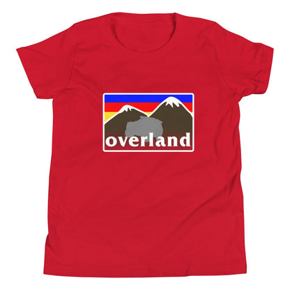 Outdoors Overland SUV Off-Road Youth Short Sleeve T-Shirt