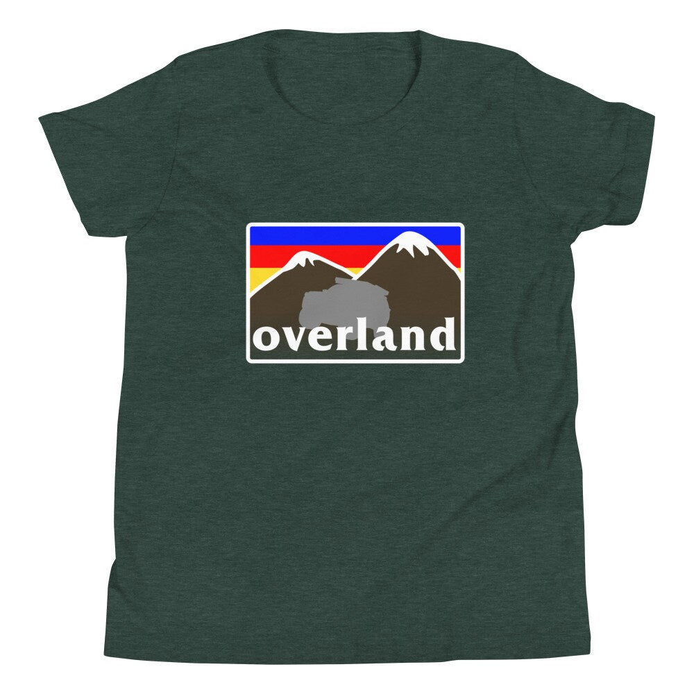 Outdoors Overland SUV Off-Road Youth Short Sleeve T-Shirt