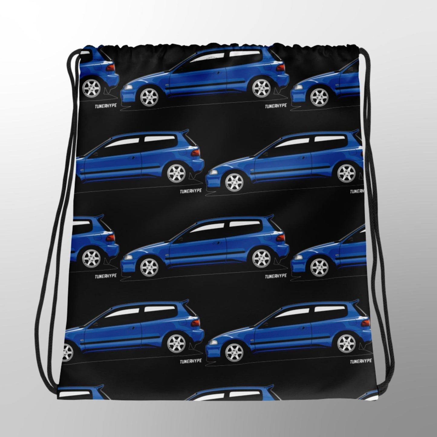 Honda Civic EG Hatchback Drawstring Bag - Captiva Blue