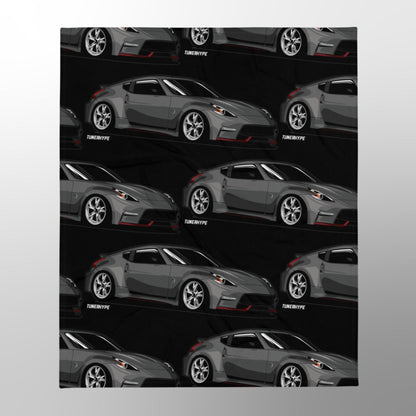 Coperta con Stampa Totale Nissan 370z Nismo Edition - Regalo per gli Appassionati di Auto, Regalo di Natale Divertente, Regalo Nissan 350z, Regalo Nismo