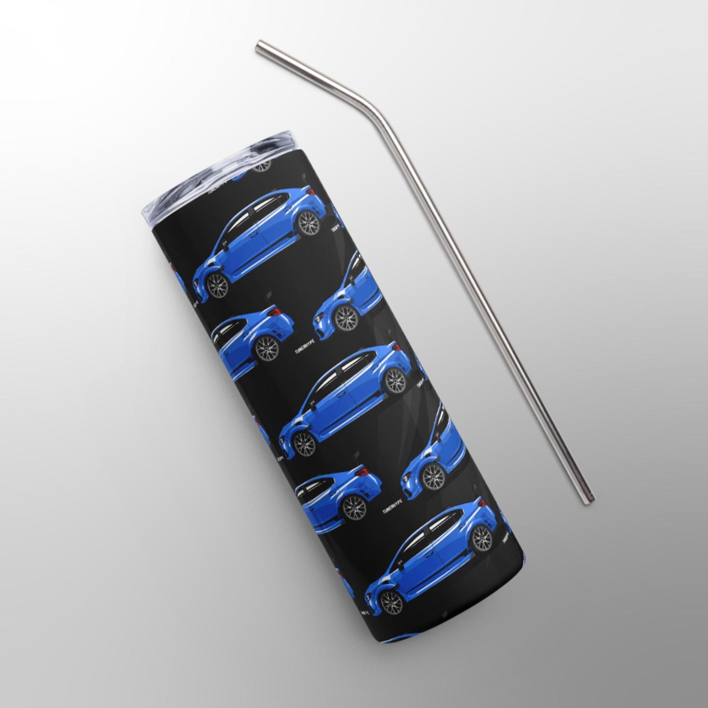 Subaru WRX STI - Blu Rally del Mondo - Tumbler in Acciaio Inox