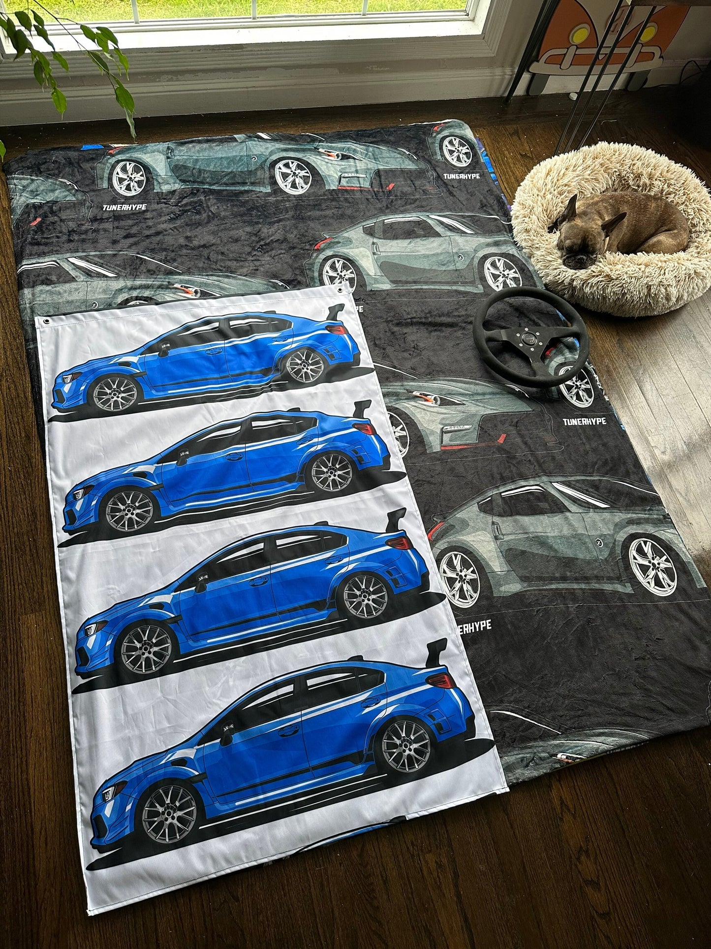 Coperta con Stampa Totale Nissan 370z Nismo Edition - Regalo per gli Appassionati di Auto, Regalo di Natale Divertente, Regalo Nissan 350z, Regalo Nismo