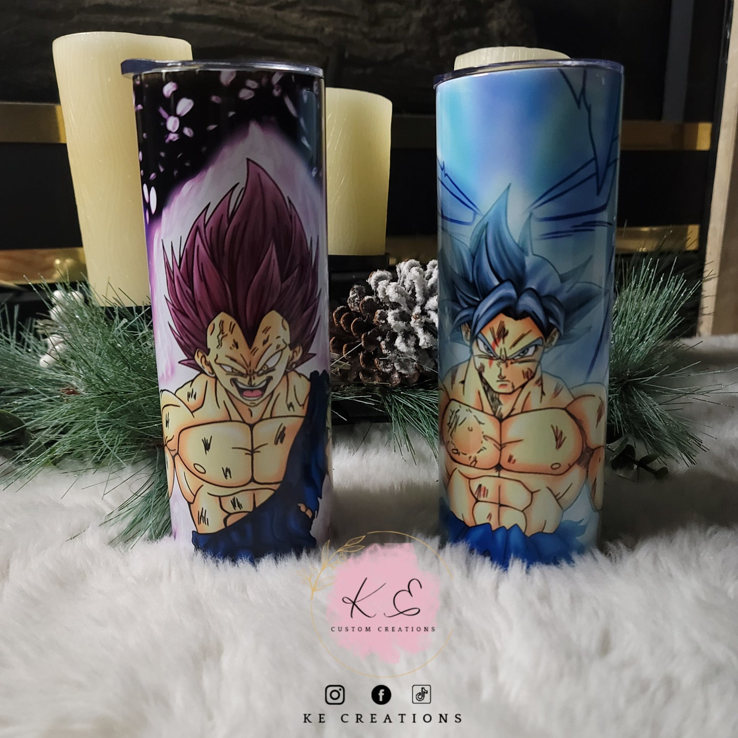 Tumbler in Acciaio Inossidabile da 20 oz con Anime Personalizzata