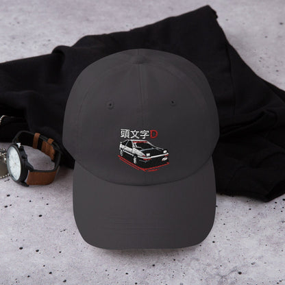 Cappellino ricamato Initial D Toyota AE86