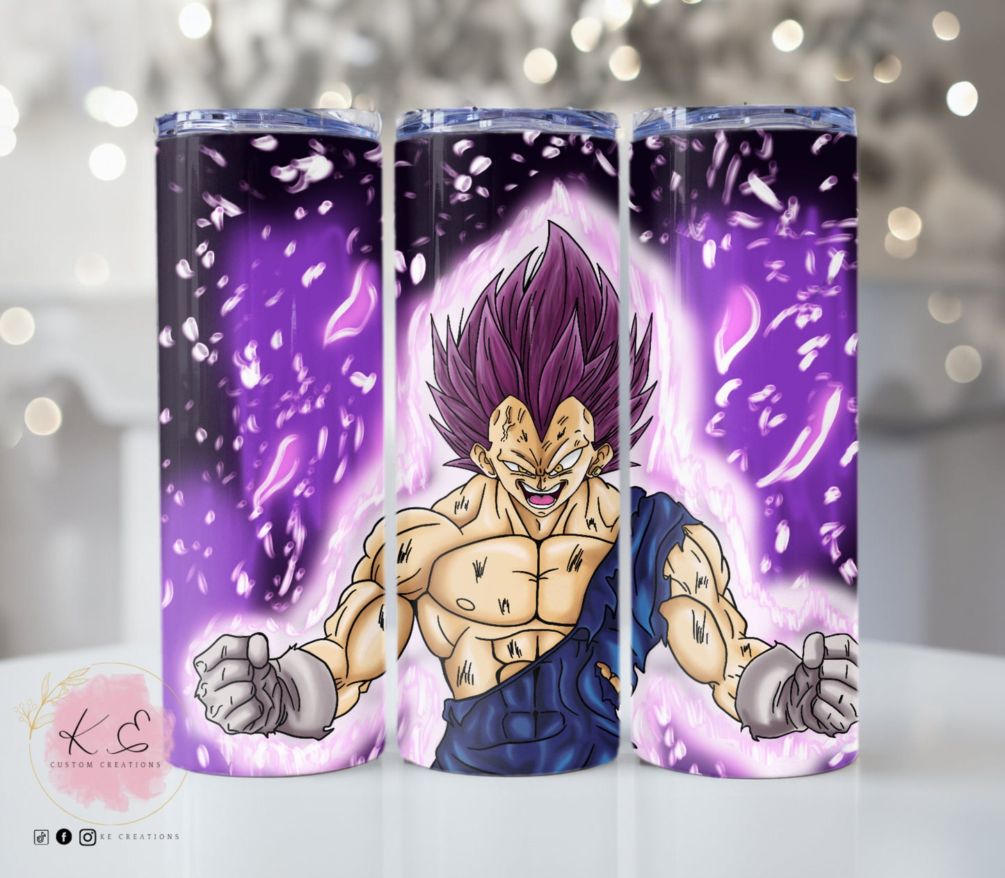 Tumbler in Acciaio Inossidabile da 20 oz con Anime Personalizzata