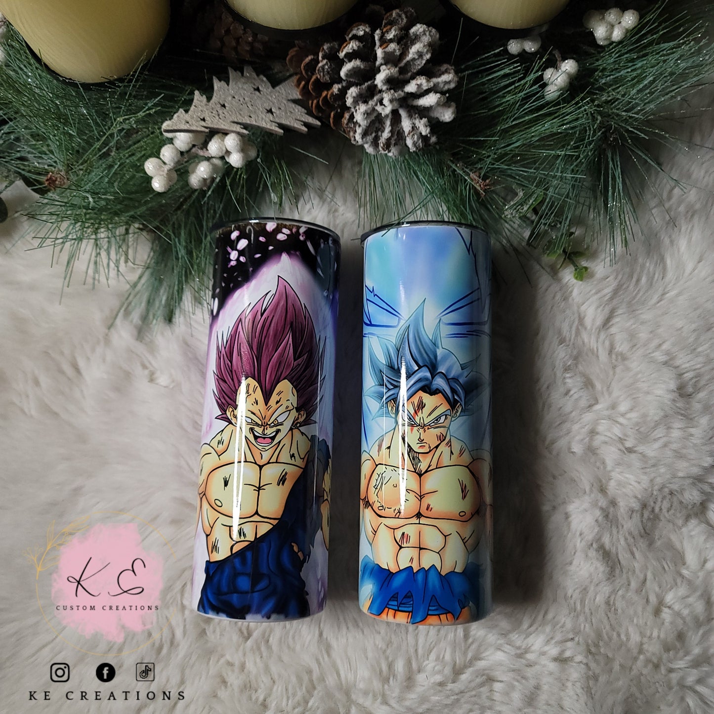 Tumbler in Acciaio Inossidabile da 20 oz con Anime Personalizzata