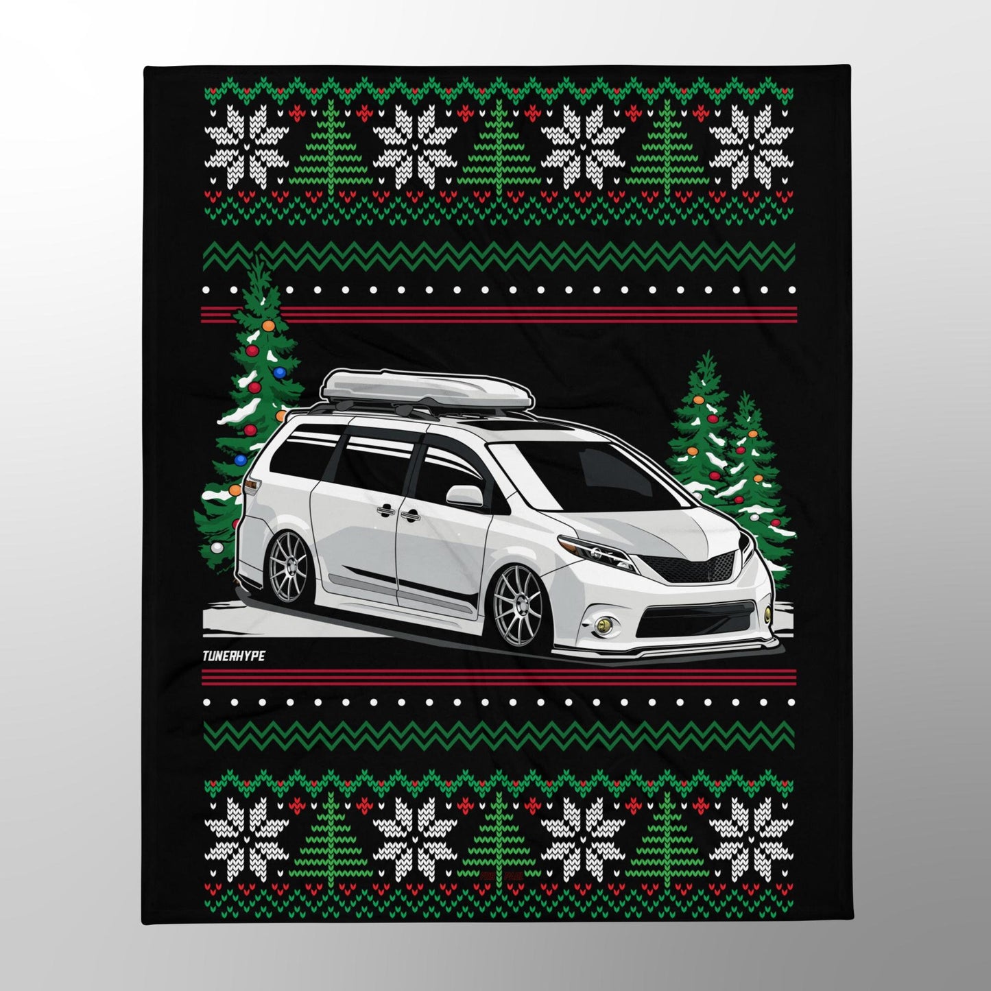 Coperta Natalizia Brutta - Toyota Sienna AIR'd OUT - Maglione Natalizio Brutto, Regalo per gli Appassionati di Auto, Regalo di Natale Divertente, Maglione Natalizio Brutto