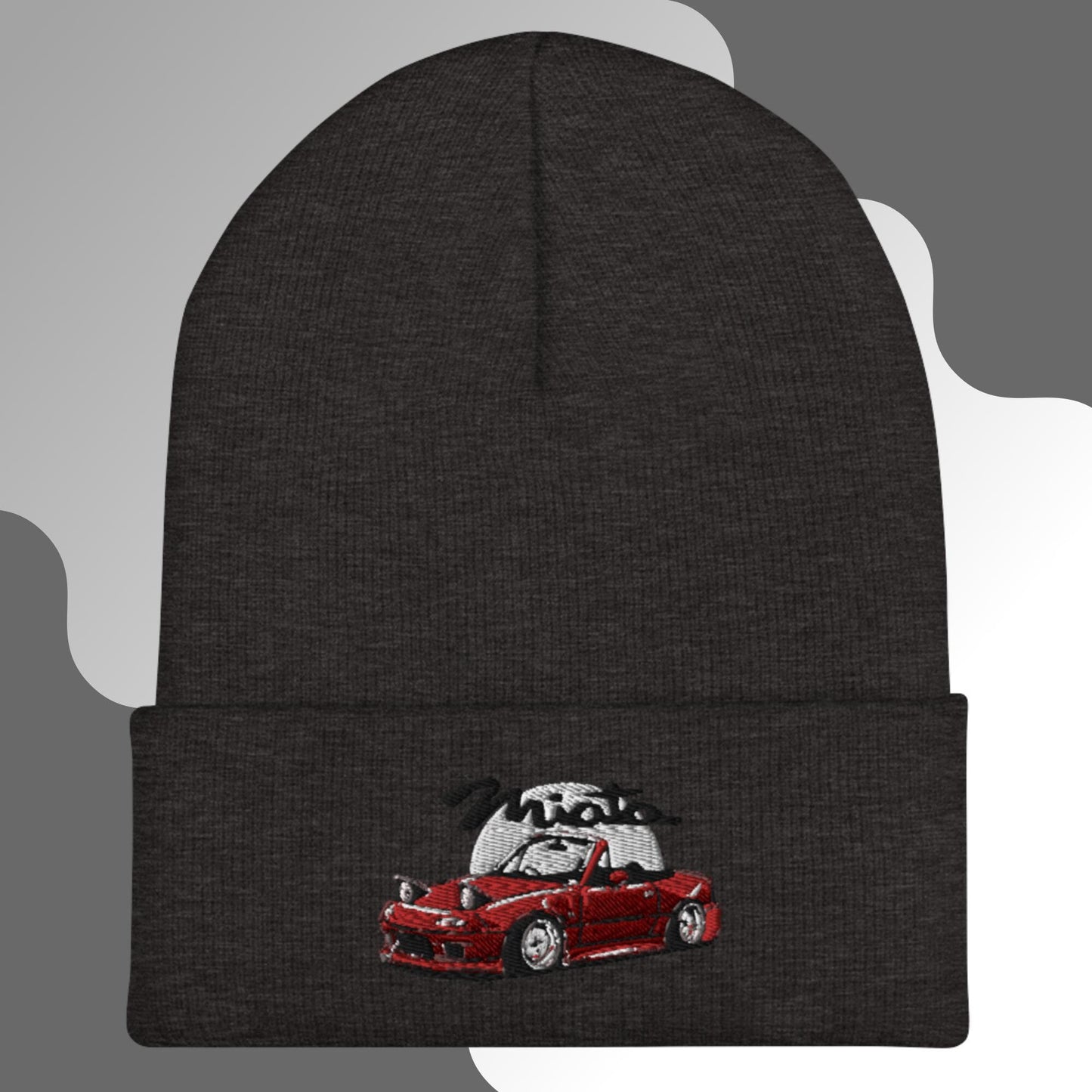 Berretto a Beanie Mazda Miata Rosso Ricamato