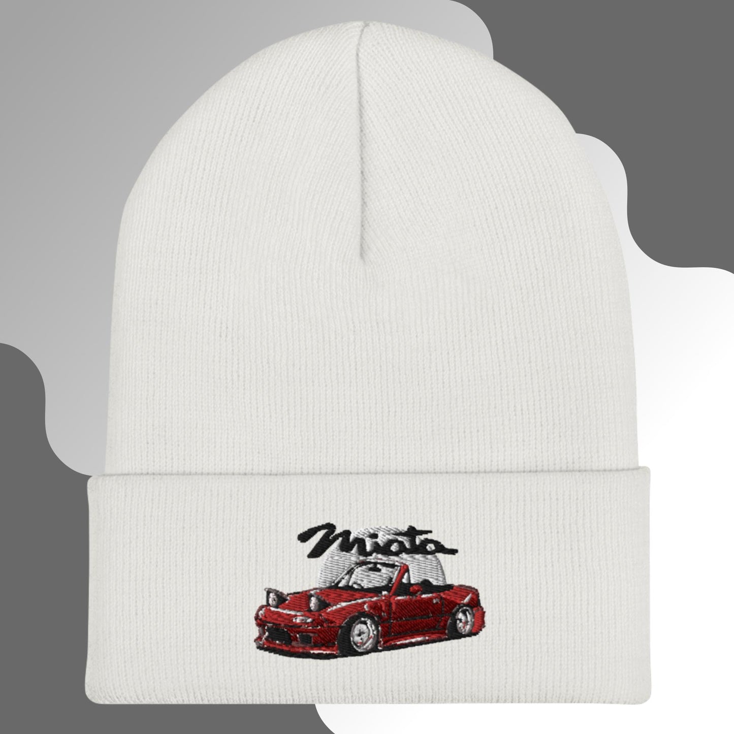 Berretto a Beanie Mazda Miata Rosso Ricamato