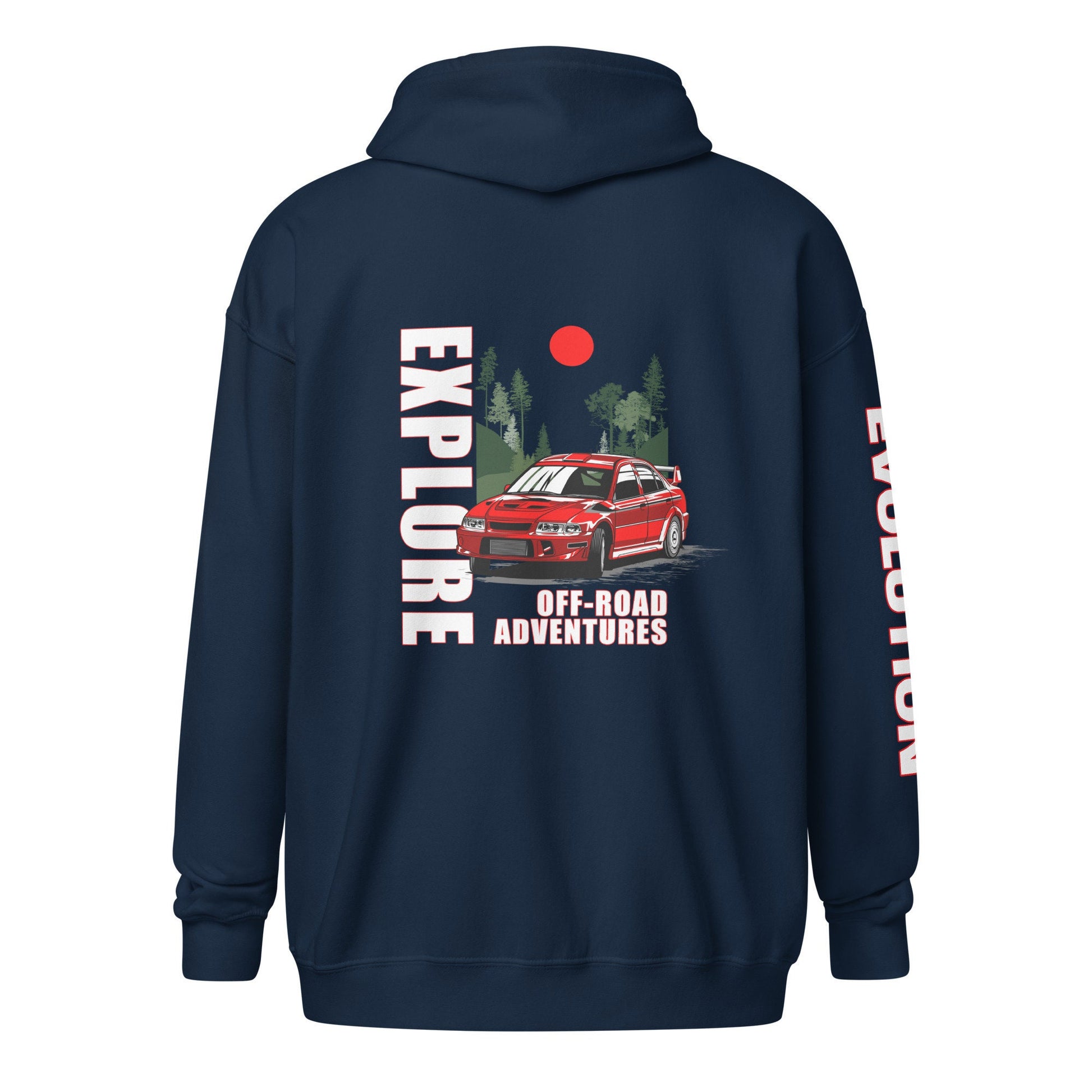 Explore Evolution JDM Zip Hoodie