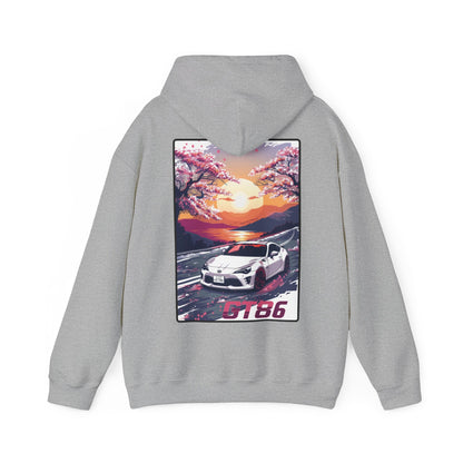 Toyota GT86 Hoodie Sunset Design Graphic Hoodie Jdm Style Gift For Him Gift Ideas