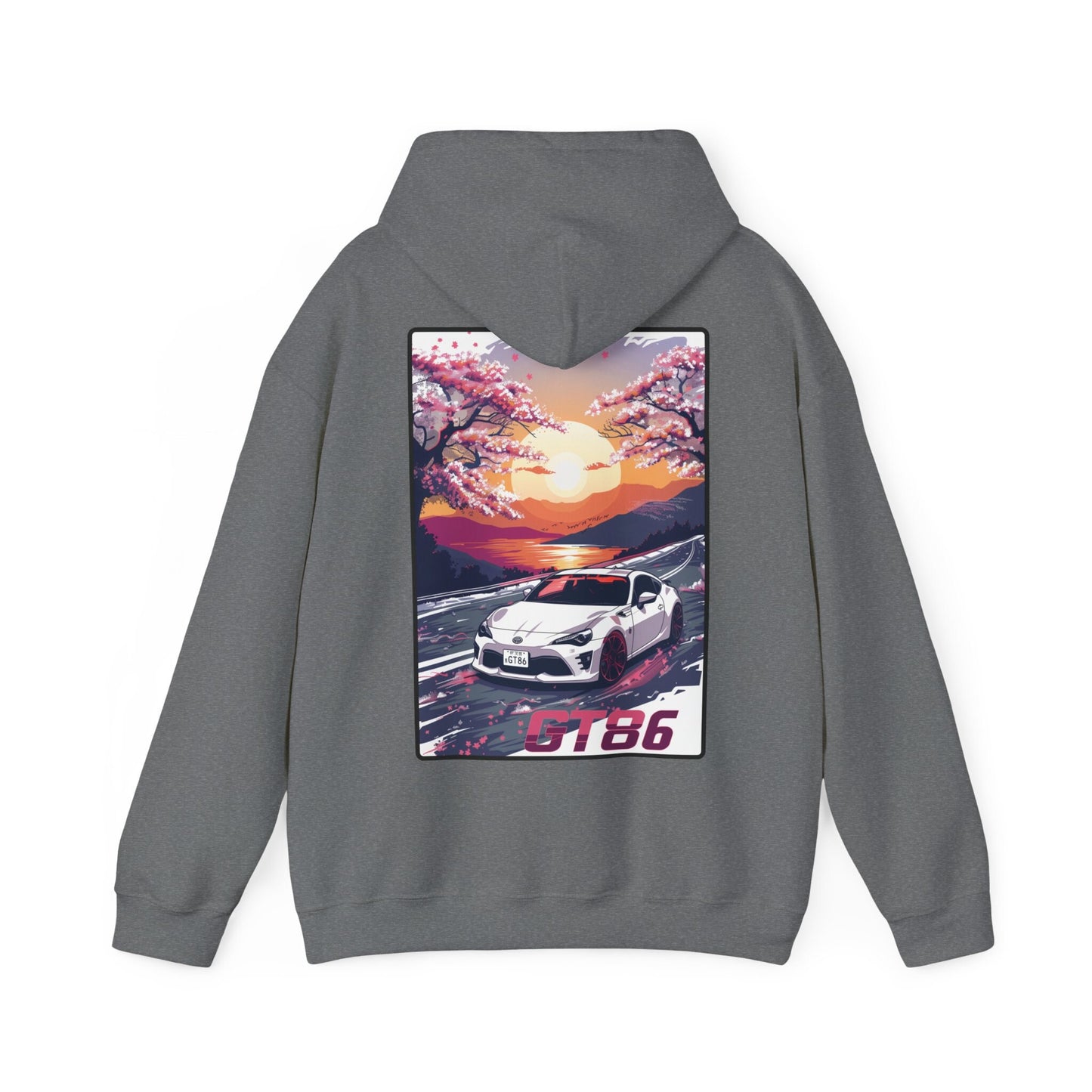 Toyota GT86 Hoodie Sunset Design Graphic Hoodie Jdm Style Gift For Him Gift Ideas