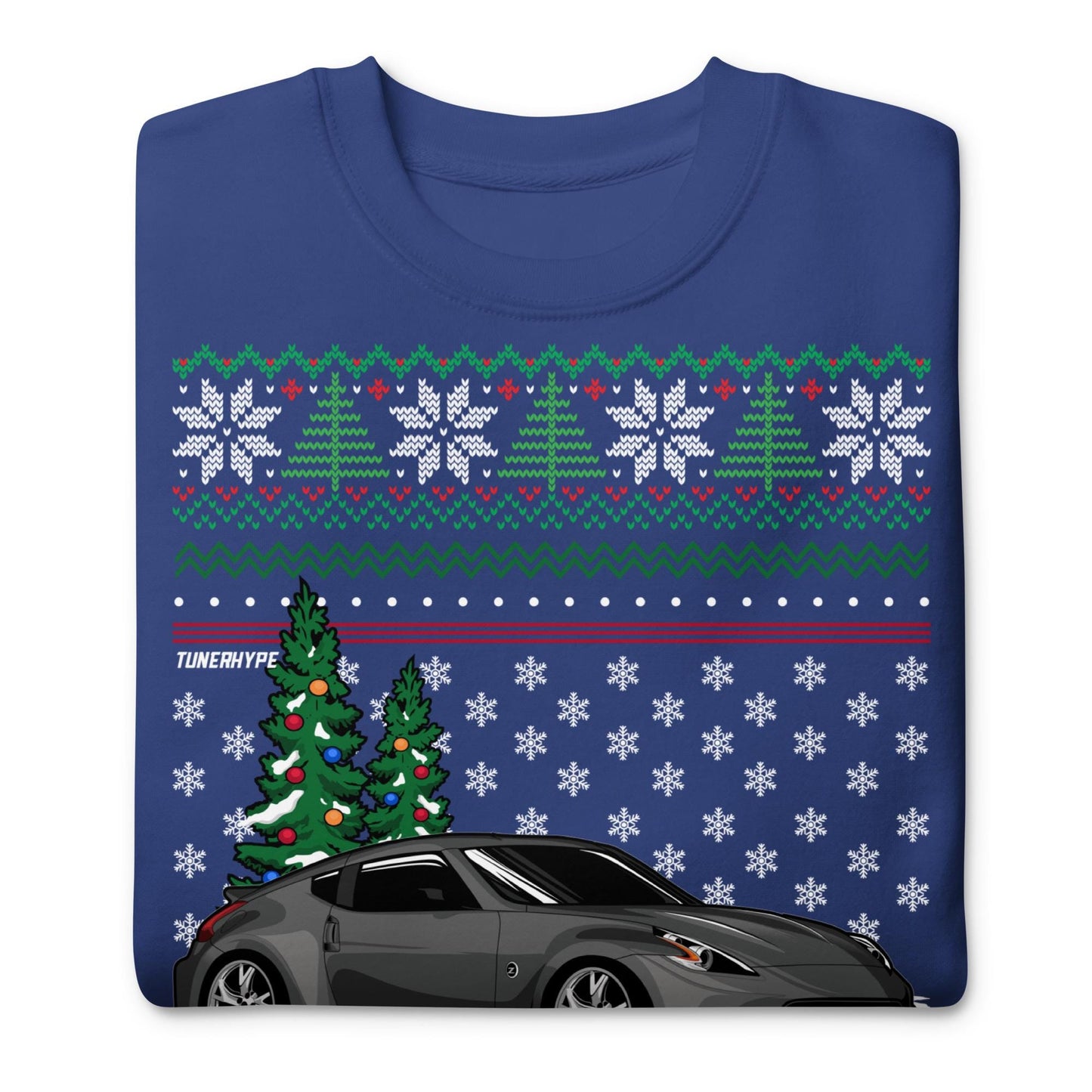 Maglione Natalizio Brutto - Nissan 370z Grigio - Maglione Natalizio Brutto - Regalo di Natale per Appassionati di Auto, Regalo di Natale Divertente, Regalo Nissan - Regalo 350z