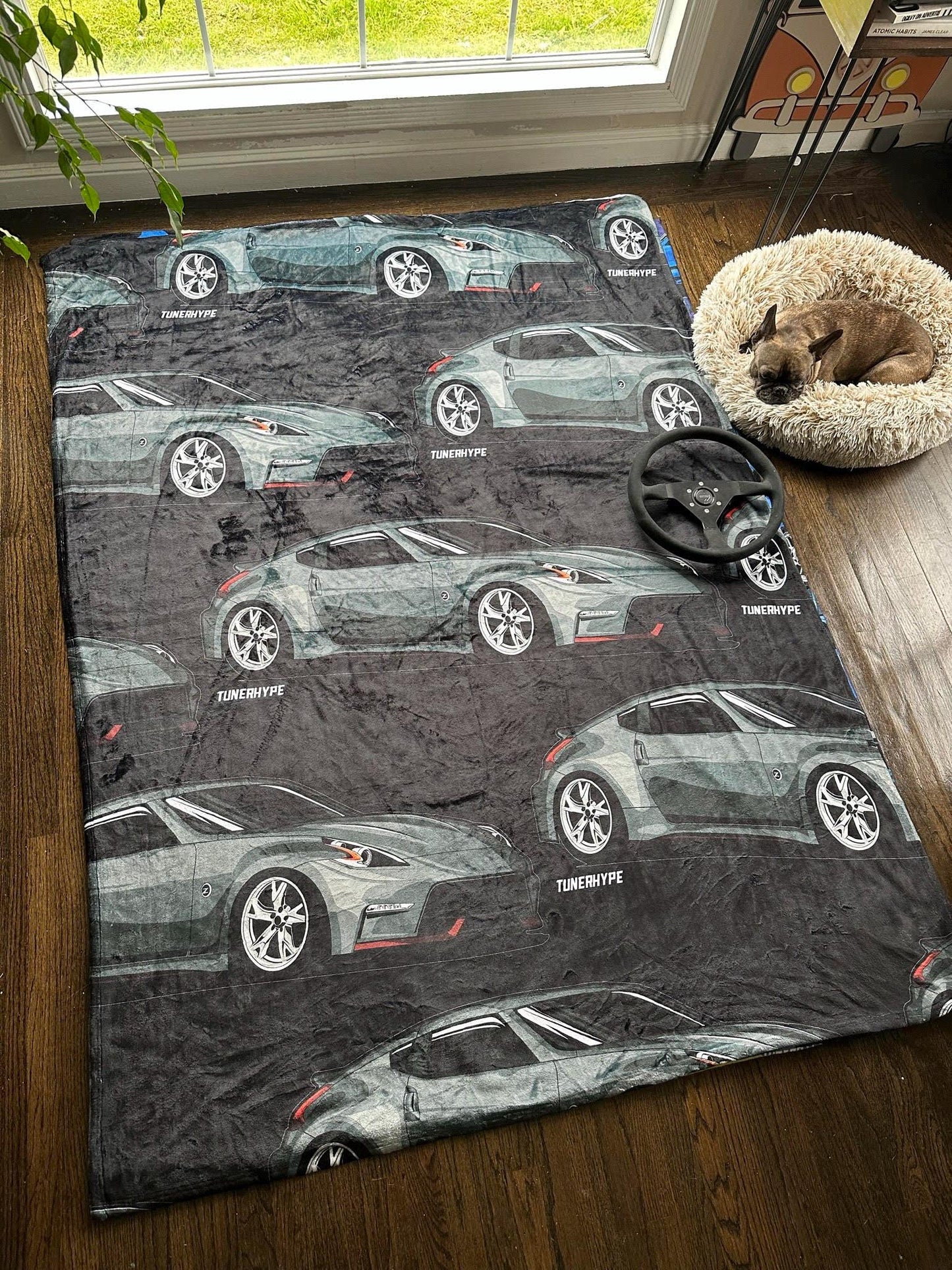 Coperta Natalizia Brutta - Honda Civic Type R FL5 Grigia - Maglione Natalizio Brutto, Regalo per Appassionati di Auto, Regalo di Natale Divertente, Natale Brutto