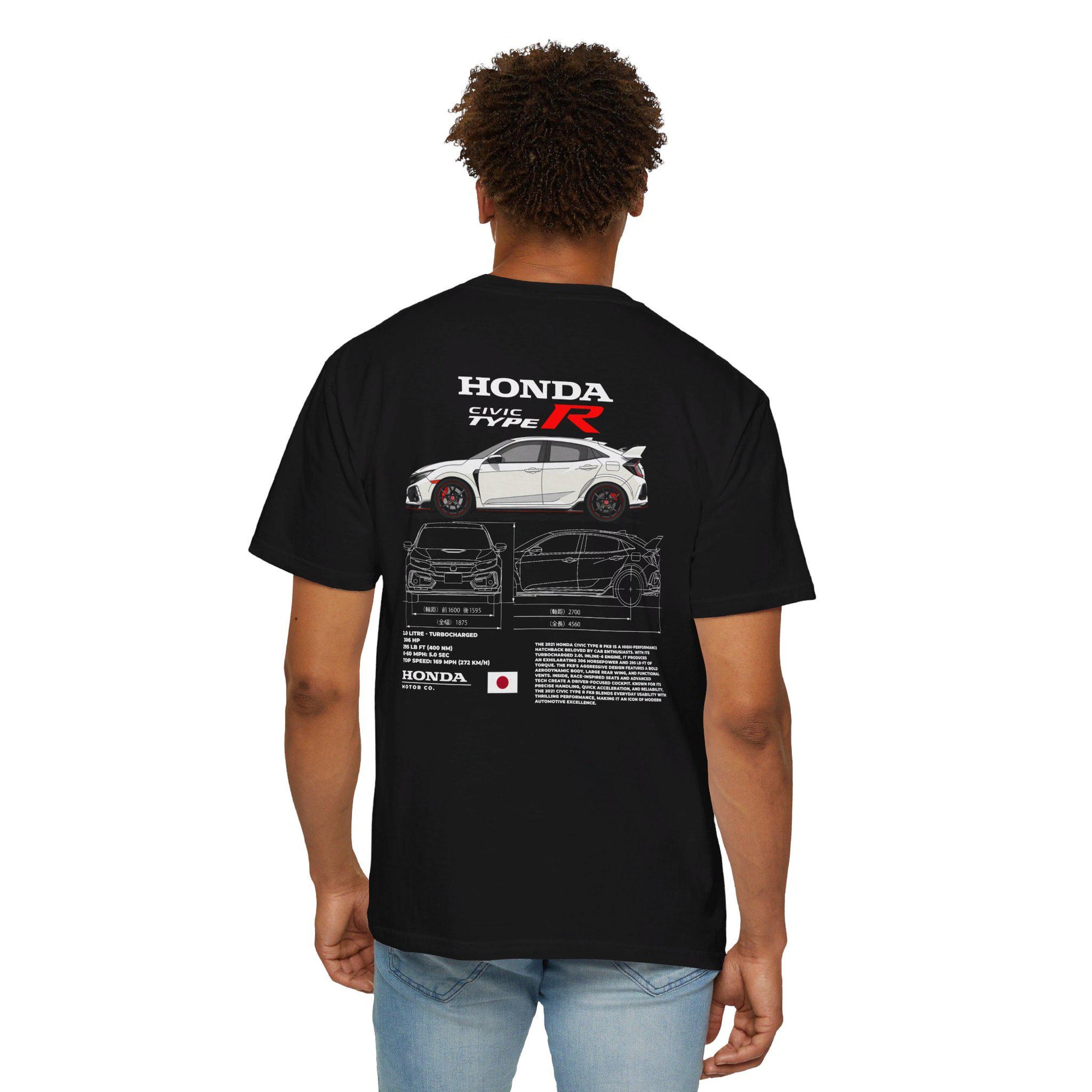 Honda Civic Type R Spec Tee - Boosted Gear Co, JDM Performance Shirt, Cool Unisex Tee, Casual Car Top, Unique Graphic Racer Apparel