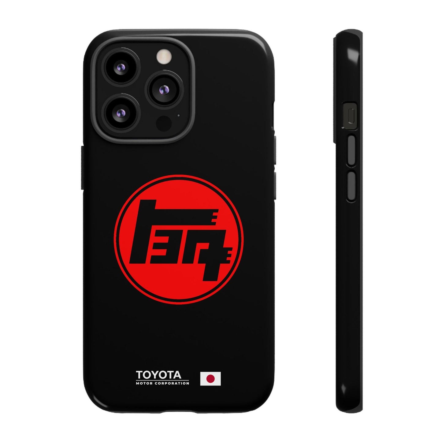 Custodia per iPhone con Logo Toyota TEQ - Stemma Auto d'Epoca, Design Giapponese Retro, Accessorio Cool, Copertura Unica con Eredità Automobilistica