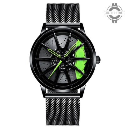 Orologio Static Audi Vorsprung A4 RS in Lega, Accessori per Appassionati di Auto