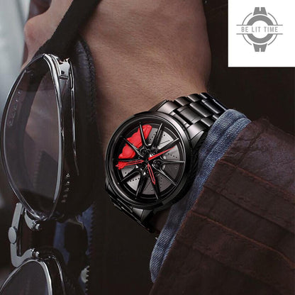 Orologio Static Audi Vorsprung A4 RS in Lega, Accessori per Appassionati di Auto