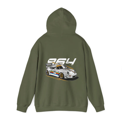 WHITE RACING 964 Unisex Heavy Blend Hoodie