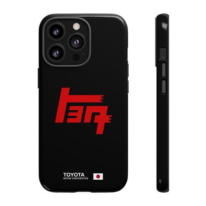 Custodia per iPhone Toyota TEQ Vintage - Design con Logo Auto Classico, Stile Giapponese Retrò, Accessorio Cool, Copertura Unica per Telefono Automobilistica