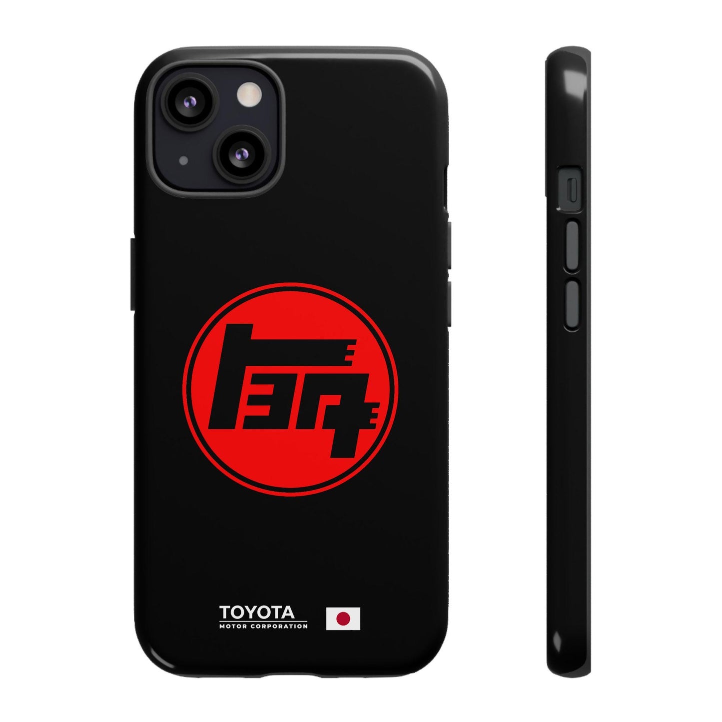 Custodia per iPhone con Logo Toyota TEQ - Stemma Auto d'Epoca, Design Giapponese Retro, Accessorio Cool, Copertura Unica con Eredità Automobilistica