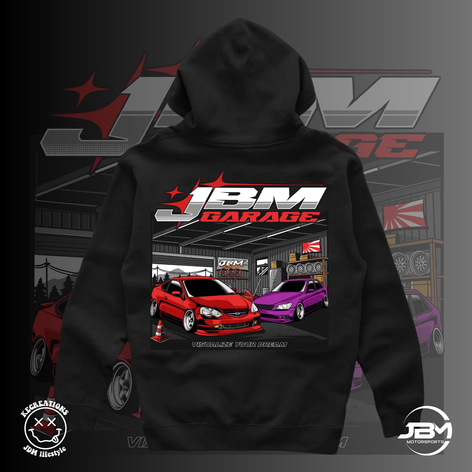 JDM JBM Garage Heavyweight Hoodie